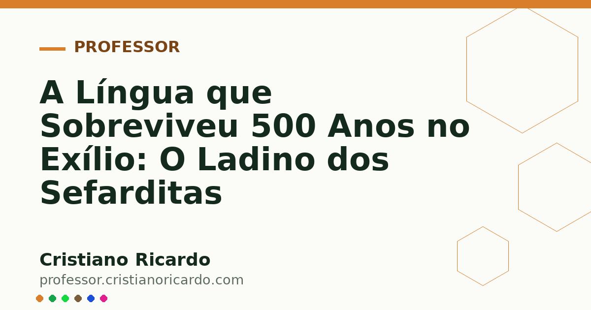 Card OG automático: A Língua que Sobreviveu 500 Anos no Exílio: O Ladino dos Sefarditas