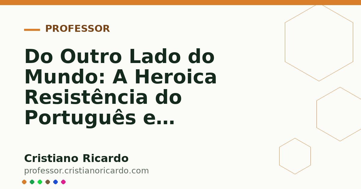 Card OG automático: Do Outro Lado do Mundo: A Heroica Resistência do Português em Timor-Leste — Edição 2010