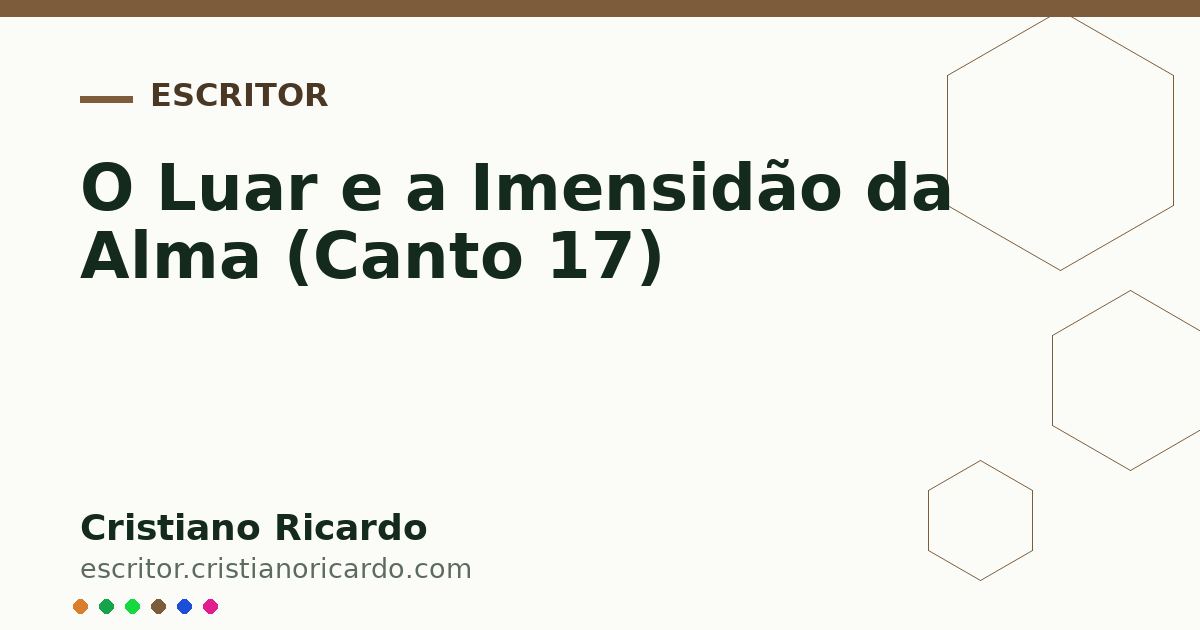 Card OG automático: O Luar e a Imensidão da Alma (Canto 17)
