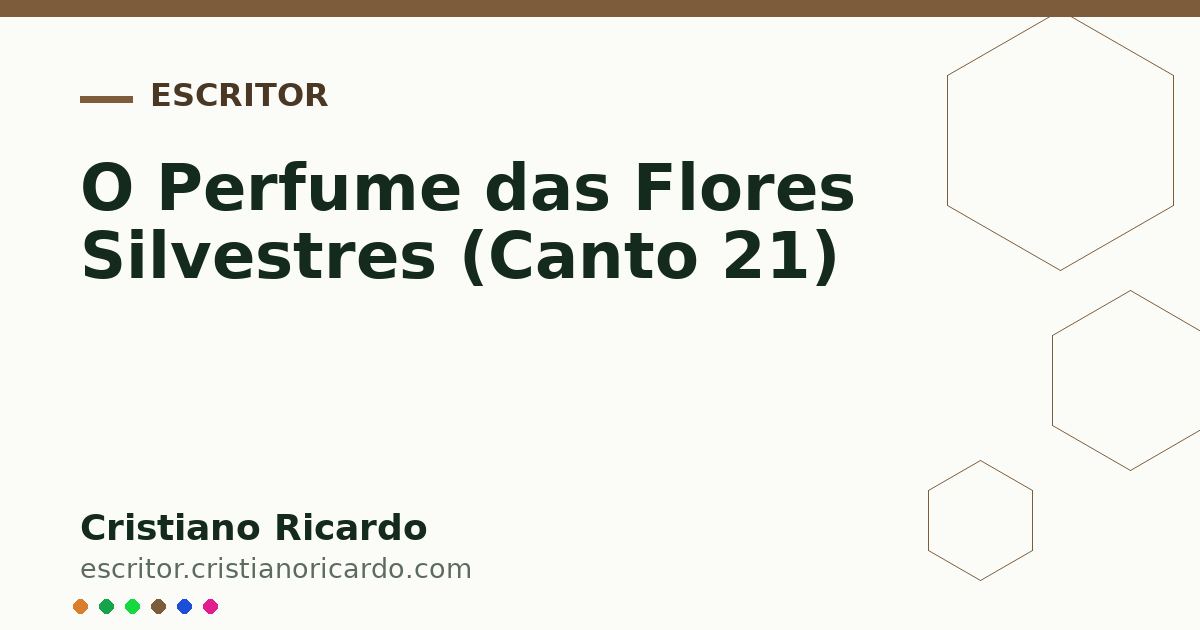 Card OG automático: O Perfume das Flores Silvestres (Canto 21)